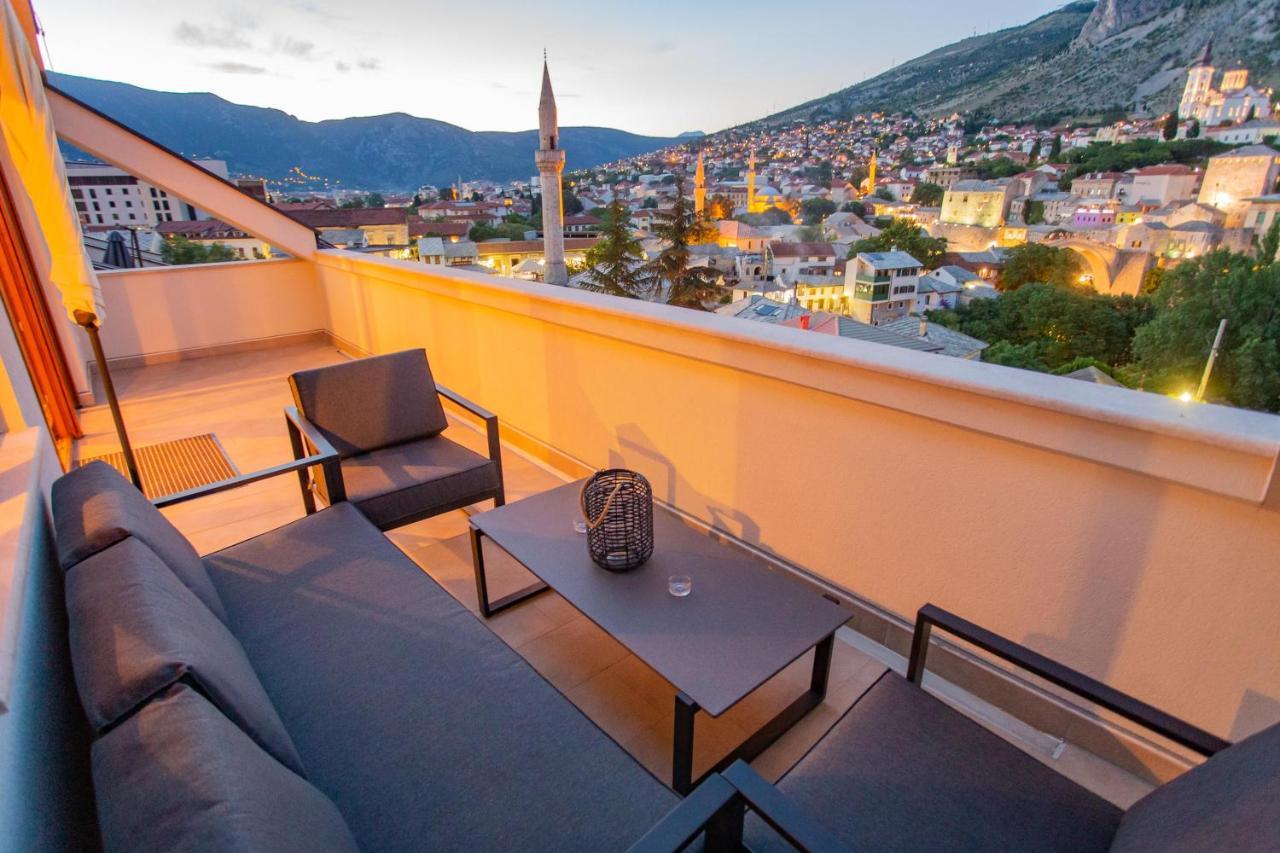 Sky Penthouse Old Bridge With Sauna And Jacuzzi Mostar Esterno foto