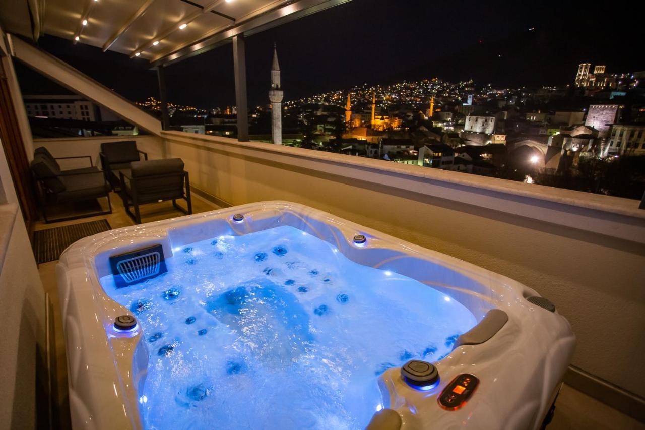 Sky Penthouse Old Bridge With Sauna And Jacuzzi Mostar Esterno foto